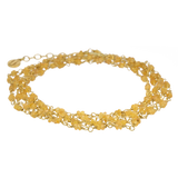 Mandarin Chameleon | Mandarin Granat Wickelarmband und Halskette