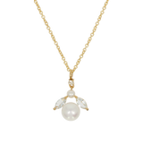 Mint Pearls  | Halskette mit grünen Amethysten und Süßwasserperlen