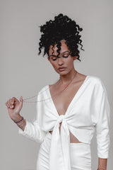 Grey Blue Chamaleon | Labradorit Wickelarmband