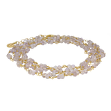 Purple Chameleon | Amethyst Wickelarmband und Halskette