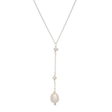 Celestial | Brautschmuck Halskette Mit Perlenanhänger