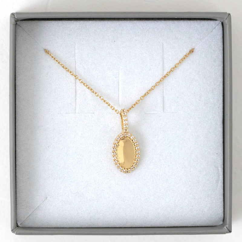 SAMPLE SALE | Halskette mit CZ | Gold