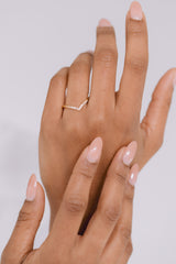 Venice | Stacking Ring Weißer Topas