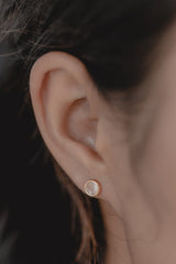 Annabelle | Ohrringe mit rundem Kristall