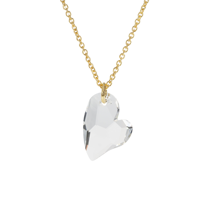Crystal Heart Halskette
